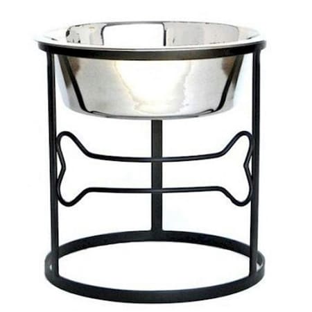 Pets Stop Pets Stop RSB3-L Bone Raised Dog Bowl - Large RSB3-L